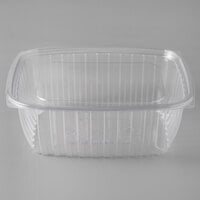 Eco Products EP-RC64 64 oz. PLA Plastic Compostable Rectangular Deli Container and Lid - 200/Case