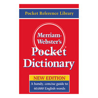 Merriam-Webster 530 Paperback 416 Page Pocket English Dictionary
