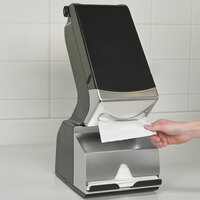 San Jamar H2000 Stainless Steel In-Counter Minifold Napkin Dispenser