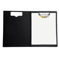 Mobile Ops 61632 1/2 inch Capacity 8 1/2 inch x 11 inch Red Top Loading Portfolio Clipboard with Low-Profile Clip