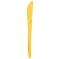 Eco-Products EP-S011Y Plantware 6 inch Yellow Compostable Plastic Knife - 1000/Case