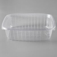 Eco Products EP-RC48 48 oz. PLA Plastic Compostable Rectangular Deli Container and Lid - 200/Case
