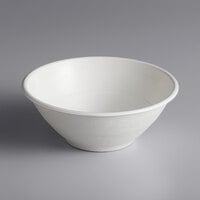 Eco-Products EP-BL40 40 oz. White Compostable Sugarcane Noodle Bowl - 400/Case