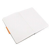 Moleskine MBL14 8 inch x 5 inch Black Ruled Hardcover Notebook