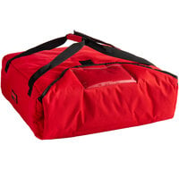 Cambro GBP220521 Customizable Insulated Red Pizza Delivery GoBag™ - Holds up to (2) 20 inch or (3) 18 inch Pizza Boxes