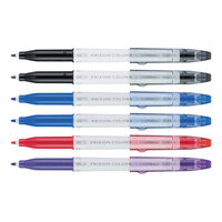 Pilot 44158 FriXion Colors Assorted Bold Ink with White Barrel 2.5mm Erasable Marker Pen - 6/Pack