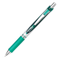 Pentel BL77D EnerGel RTX Green Ink with Gray Barrel 0.7mm Retractable Liquid Gel Pen