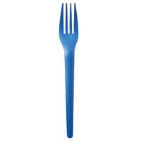 Eco-Products EP-S017BLU Plantware 7 inch Navy Blue Compostable Plastic Fork - 1000/Case