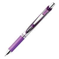 Pentel BL77V EnerGel RTX Violet Ink with Gray Barrel 0.7mm Retractable Liquid Gel Pen