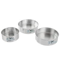 Light Tin Springform Cake Pan Set with 8 inch, 9 1/2 inch, and 10 inch Pans
