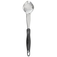 Vollrath 6422220 Jacob's Pride 2 oz. Black Perforated Oval Spoodle® Portion Spoon