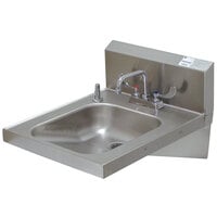 Advance Tabco 7-PS-25 Hand Sink with Faucet - 20 inch x 24 inch