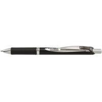 Pentel BLP77A EnerGel PRO Black Ink with Black Barrel 0.7mm Retractable Permanent Gel Pen