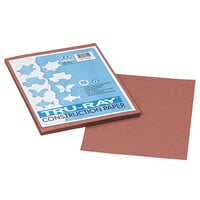 Pacon 103025 Tru-Ray 9 inch x 12 inch Warm Brown Pack of 76# Construction Paper - 50 Sheets