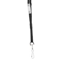 BaumGartens 65509 SICURIX 36 inch Black Nylon Safety Lanyard with Hook
