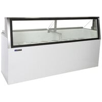Master-Bilt DD-88L 91 inch Low Glass Ice Cream Dipping Cabinet