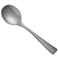 Oneida T576SBLF Lexia 6 1/4 inch 18/10 Stainless Steel Extra Heavy Weight Bouillon Spoon - 12/Case