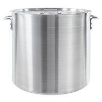 Choice 80 Qt. Standard Weight Aluminum Stock Pot with Cover