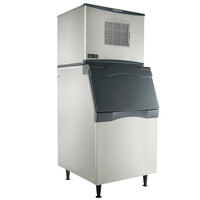 Scotsman C0530SA-1 Prodigy Series 30 inch Air Cooled Small Cube Ice Machine / Stainless Steel Storage Bin with Vari-Smart Ice Level Control Kit - 525 lb.