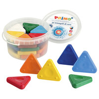 Stride 0771TR Primo 30 Pack Assorted Color Triangle Crayons