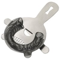 Barfly M37071 Heavy-Duty 4 Prong 5 5/8 inch Stainless Steel Hawthorne Strainer