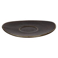 Bon Chef 2200054P Tavola Eros 6 1/4 inch Porcelain Tea Cup Saucer Plate - 24/Case
