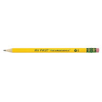 Dixon Ticonderoga 33312 My First Ticonderoga Yellow Barrel Pencils HB #2 - 12/Pack