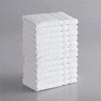 12x12 - Blended White Bulk Washcloths Standard Premium - 1lb