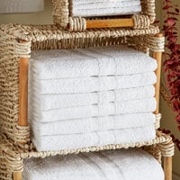 Lavex Lodging Standard 22 inch x 44 inch Cotton/Poly Bath Towel 6 lb. - 12/Pack