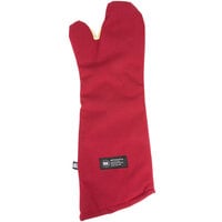 San Jamar KT0224 Cool Touch Flame™ 24 inch Oven Mitt with Kevlar® and Nomex®