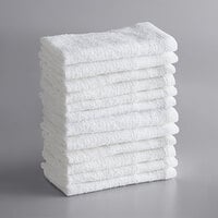 Bath Towels Economy 24x48 | White 100% Cotton | Same Day Shipping!