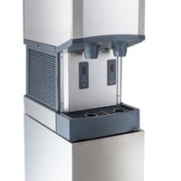 Scotsman HID312A-1 Meridian 16 1/4 inch Air Cooled Nugget Ice Machine with 12 lb. Bin, Water Dispenser, and Equipment Stand - 115V, 260 lb.