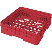 Cambro BR414163 Red Camrack Full Size Open Base Rack with 1 Extender
