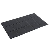 Bon Chef 52000BLK EZ Fit Black Sandstone Full-Size Tile
