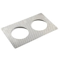 Bon Chef 52109262300 EZ Fit Circles Stainless Steel Full-Size Tile for 62300NC