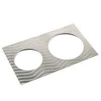 Bon Chef 5210526230003 EZ Fit Swirl Stainless Steel Full-Size Tile for 62303NC and 62300NC