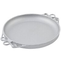 Bon Chef 2107P Bolero 16 inch Round Pewter-Glo Cast Aluminum Platter