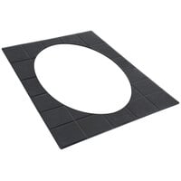 Bon Chef 52034BLK EZ Fit Black Sandstone Double-Size Tile for 2105