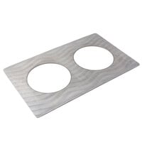 Bon Chef 52105262300 EZ Fit Swirl Stainless Steel Full-Size Tile for 62300NC