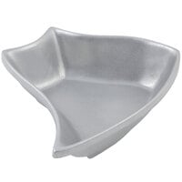 Bon Chef 70007P Futura 64 oz. Pewter-Glo Cast Aluminum Bowl - 2/Case