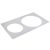 Bon Chef 5200826230003 EZ Fit Stainless Steel Full-Size Tile with Two Cutouts for 62300 and 62303NC