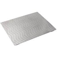 Bon Chef 52108 EZ Fit Swirl Stainless Steel Double-Size Tile