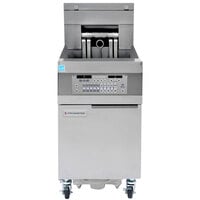 Frymaster 11814EF Oil Conserving 60 lb. Electric Floor Fryer with SMART4U 3000 Controls and Filtration System - 208V, 3 Phase, 17 kW