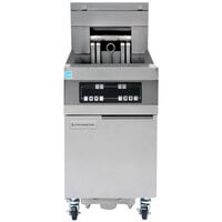 Frymaster 11814EF Oil Conserving 60 lb. Electric Floor Fryer with Digital Controller and Filtration System - 208V, 3 Phase, 17 kW