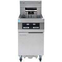 Frymaster 11814EF Oil Conserving 60 lb. Electric Floor Fryer with Digital Controller and Filtration System - 240V, 3 Phase, 17 kW