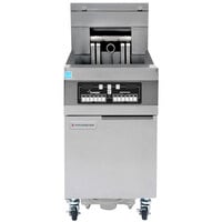 Frymaster 11814EF Oil Conserving 60 lb. Electric Floor Fryer with CM3.5 Controls and Filtration System - 240V, 3 Phase, 17 kW