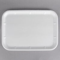 CKF 88142 (#10X14) White Foam School Tray 14 inch x 10 inch x 3/4 inch   - 100/Case