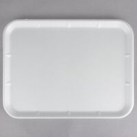 CKF 88140 White Foam School Tray 16 inch x 12 inch x 5/8 inch - 100/Case