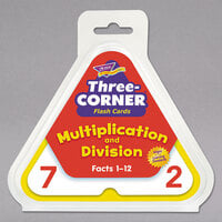 Trend T1671 Three-Corner Multiplication and Division Flash Cards - 48/Pack