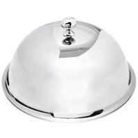 Eastern Tabletop 9410 10 inch Stainless Steel Dome Plate Cover / Cloche with Knob
